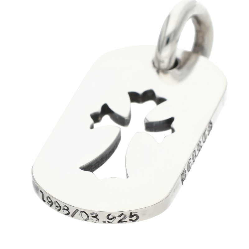 Chrome Hearts 925 Silver Small Dogtag Necklace Size ONE SIZE