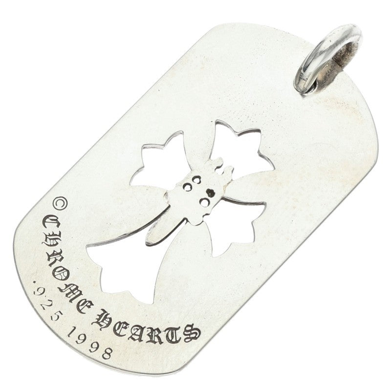 Chrome Hearts Cross Dagger Dog Pendant Silver Size ONE SIZE