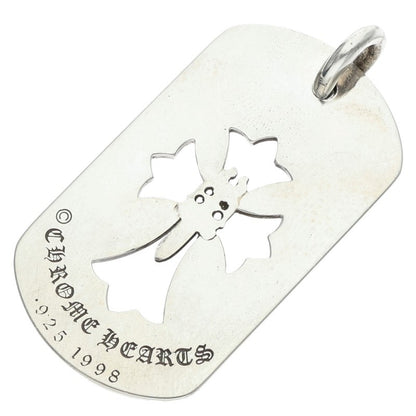 Chrome Hearts Cross Dagger Dog Pendant Silver Size ONE SIZE
