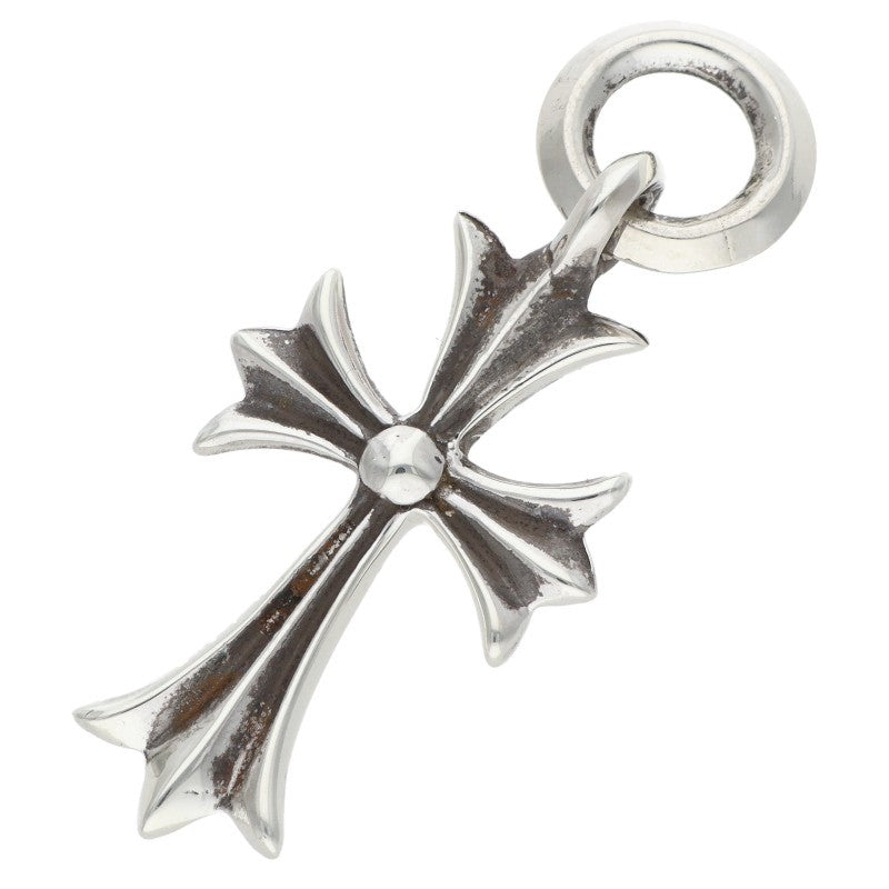 Chrome Hearts Tiny CH Cross Charm Necklace Silver 925