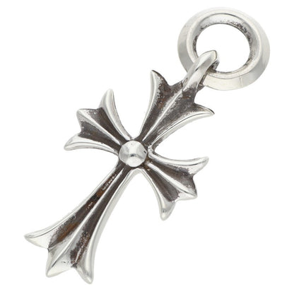 Chrome Hearts Tiny CH Cross Charm Necklace Silver 925