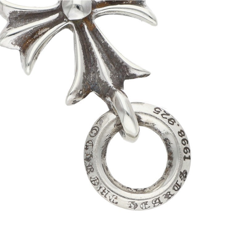 Chrome Hearts Tiny CH Cross Charm Necklace Silver 925