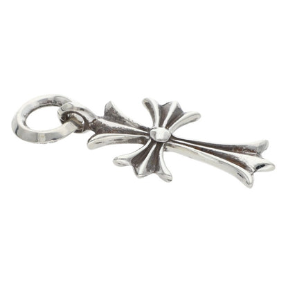 Chrome Hearts Tiny CH Cross Charm Necklace Silver 925
