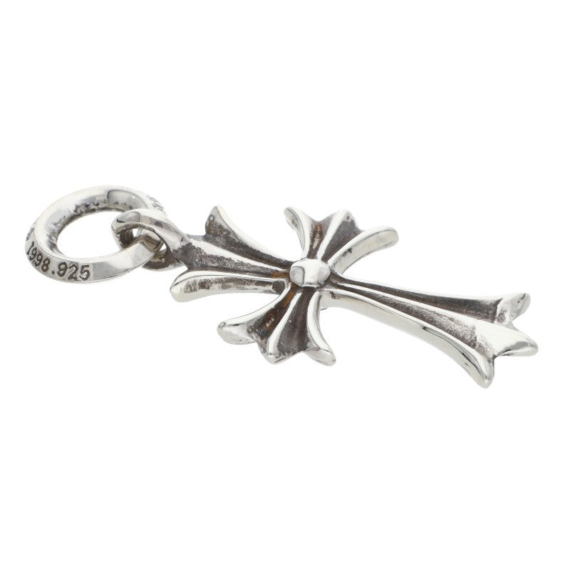 Chrome Hearts Tiny CH Cross Charm Necklace Silver 925