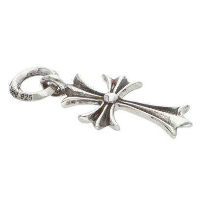 Chrome Hearts Tiny CH Cross Charm Necklace Silver 925