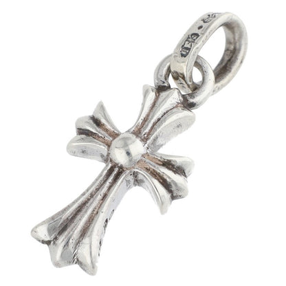 Chrome Hearts CRS Baby Fat Cross Pendant Silver