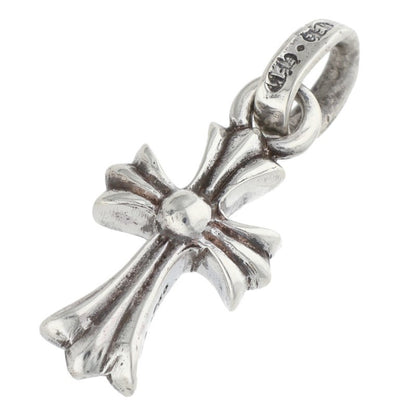 Chrome Hearts CRS Baby Fat Cross Pendant Silver