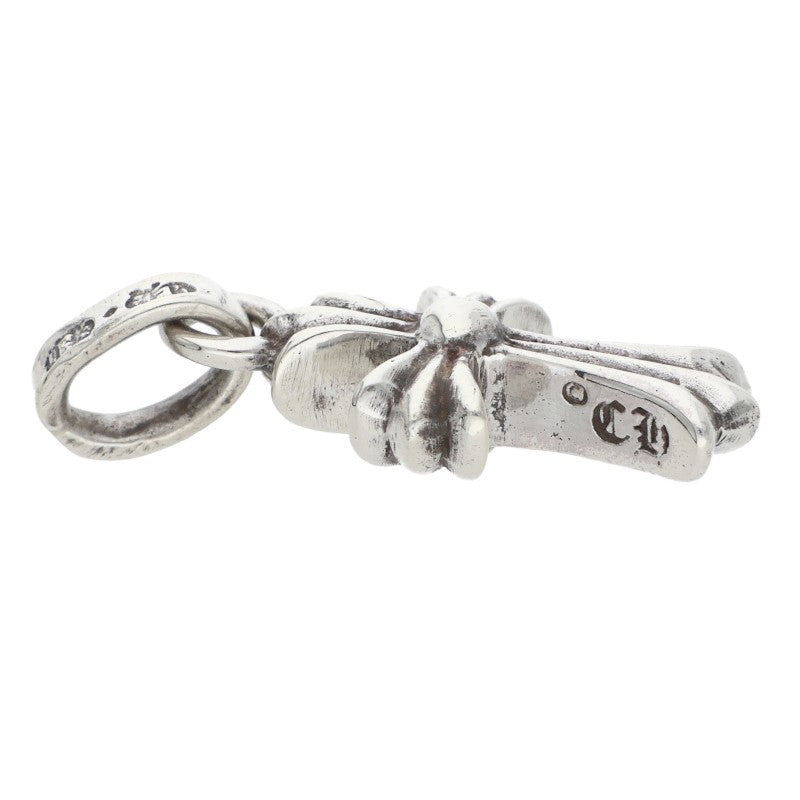Chrome Hearts CRS Baby Fat Cross Pendant Silver