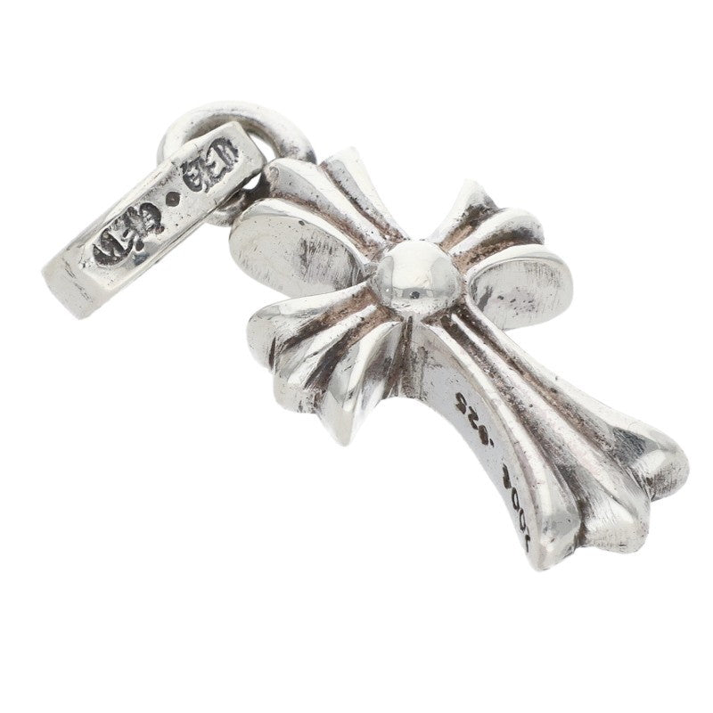 Chrome Hearts CRS Baby Fat Cross Pendant Silver