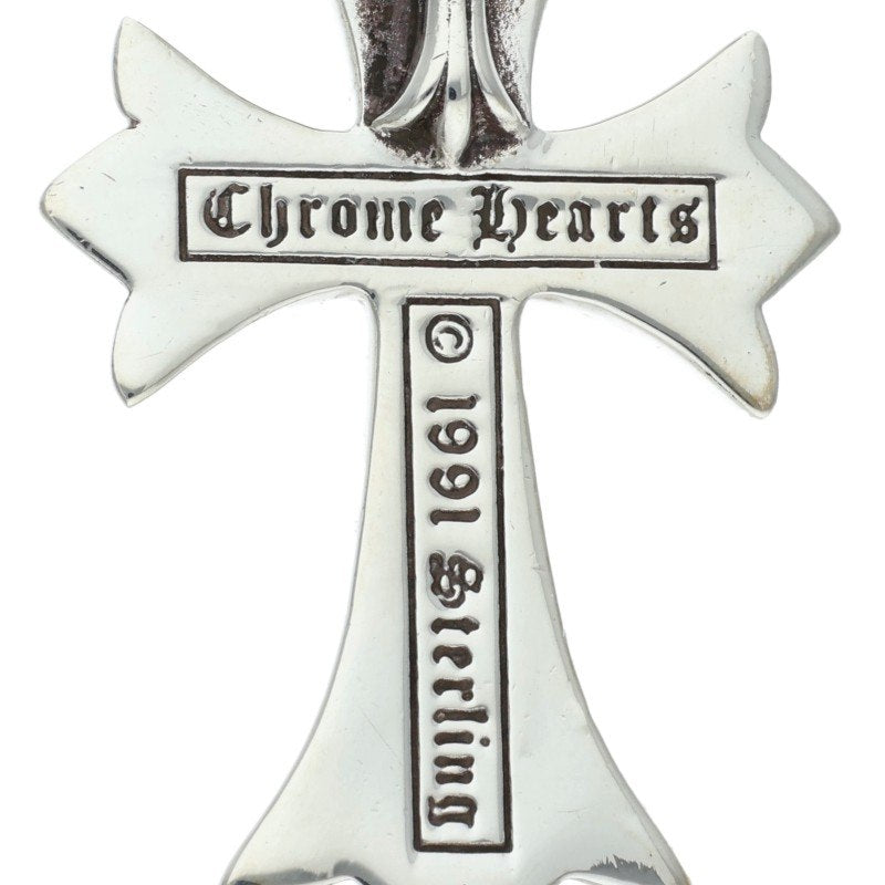 Chrome Hearts CH CRS SML W Bale Silver Necklace