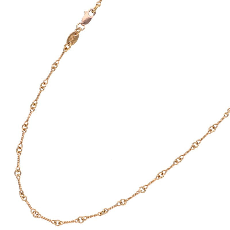 Chrome Hearts 22K T18 Twist Necklace Yellow Size 18INCH
