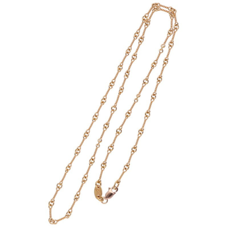 Chrome Hearts 22K T18 Twist Necklace Yellow Size 18INCH