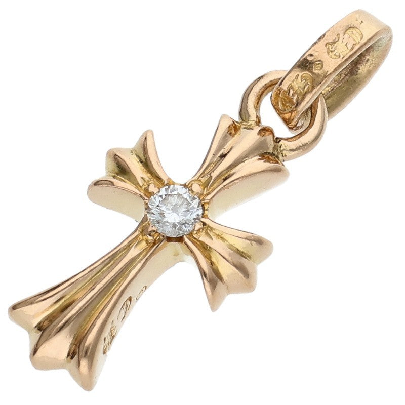 Chrome Hearts 22K Baby Fat Double Diamond Charm