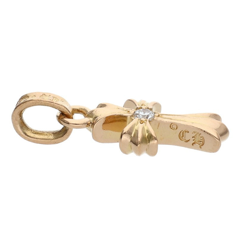 Chrome Hearts 22K Baby Fat Double Diamond Charm