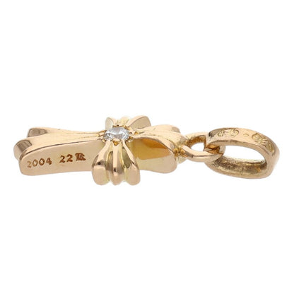 Chrome Hearts 22K Baby Fat Double Diamond Charm