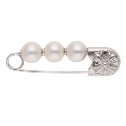 Chrome Hearts MIKIMOTO CH Plus Pearl Brooch Size ONE SIZE