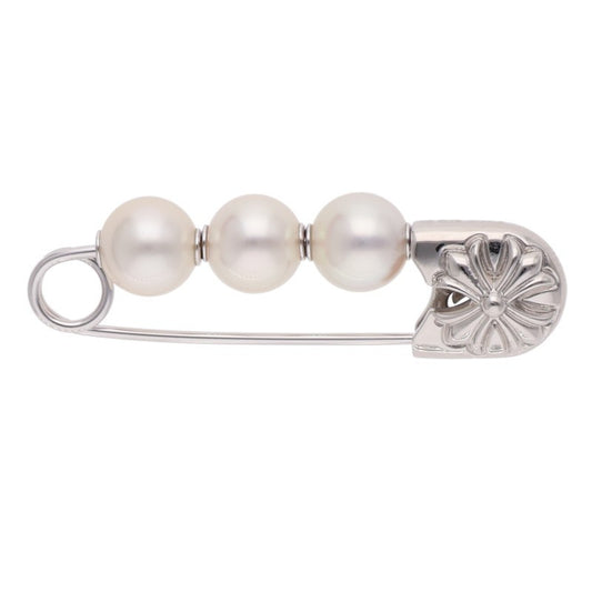 Chrome Hearts MIKIMOTO CH Plus Pearl Brooch Size ONE SIZE