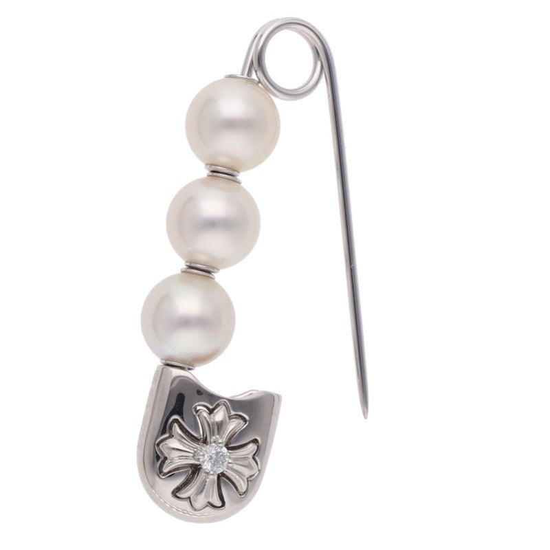 Chrome Hearts MIKIMOTO CH Plus Pearl Brooch Size ONE SIZE
