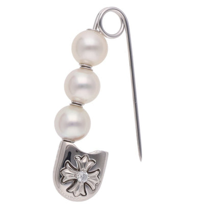 Chrome Hearts MIKIMOTO CH Plus Pearl Brooch Size ONE SIZE