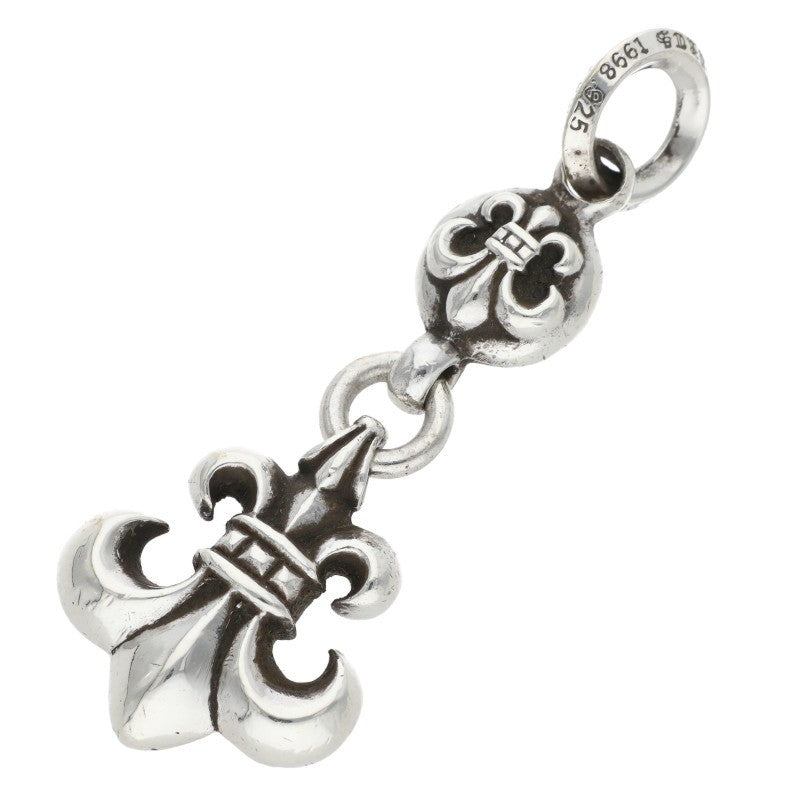 Chrome Hearts 1BALL BS FLEUR Silver Necklace Charm