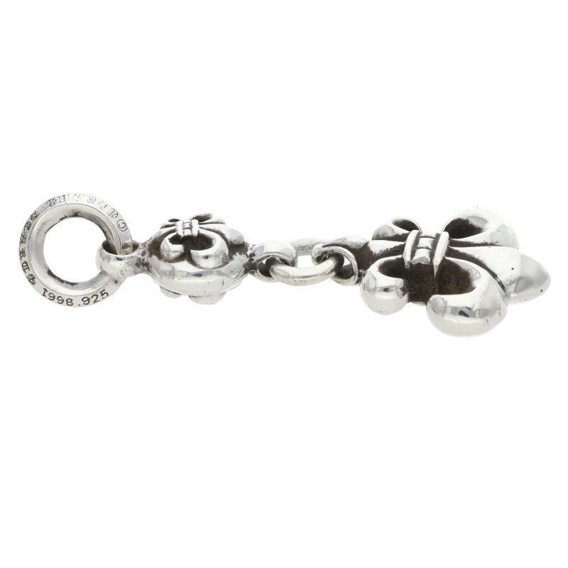 Chrome Hearts 1BALL BS FLEUR Silver Necklace Charm