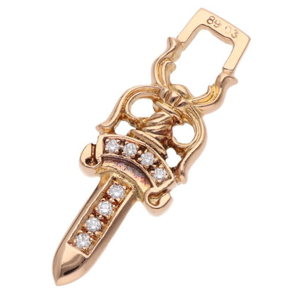 Chrome Hearts 22K #10 Dagger Diamond Pendant Size ONE SIZE
