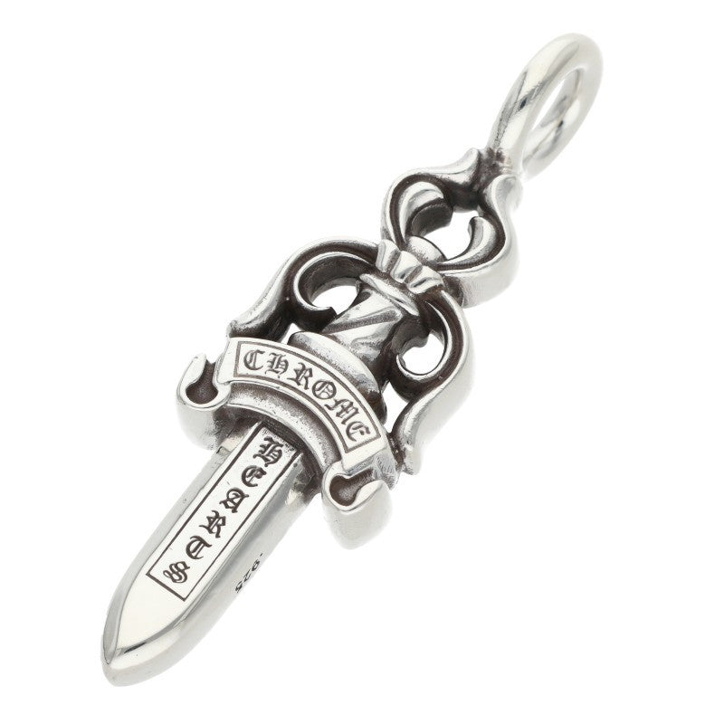 Chrome Hearts Double Dagger Silver Pendant