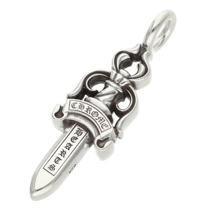Chrome Hearts Double Dagger Silver Pendant