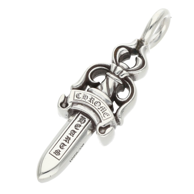 Chrome Hearts Double Dagger Silver Pendant