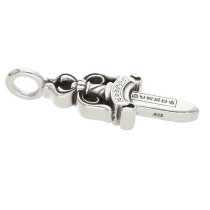 Chrome Hearts Double Dagger Silver Pendant