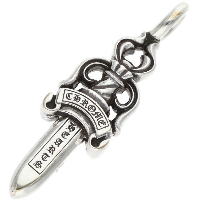 Chrome Hearts Double Dagger Silver Pendant