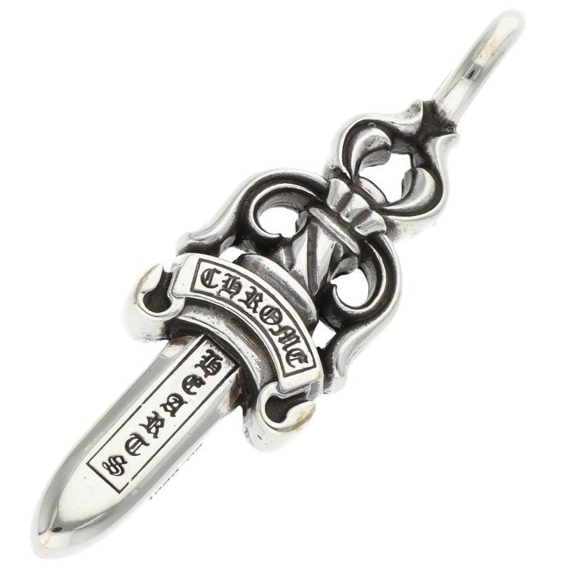 Chrome Hearts Double Dagger Silver Pendant