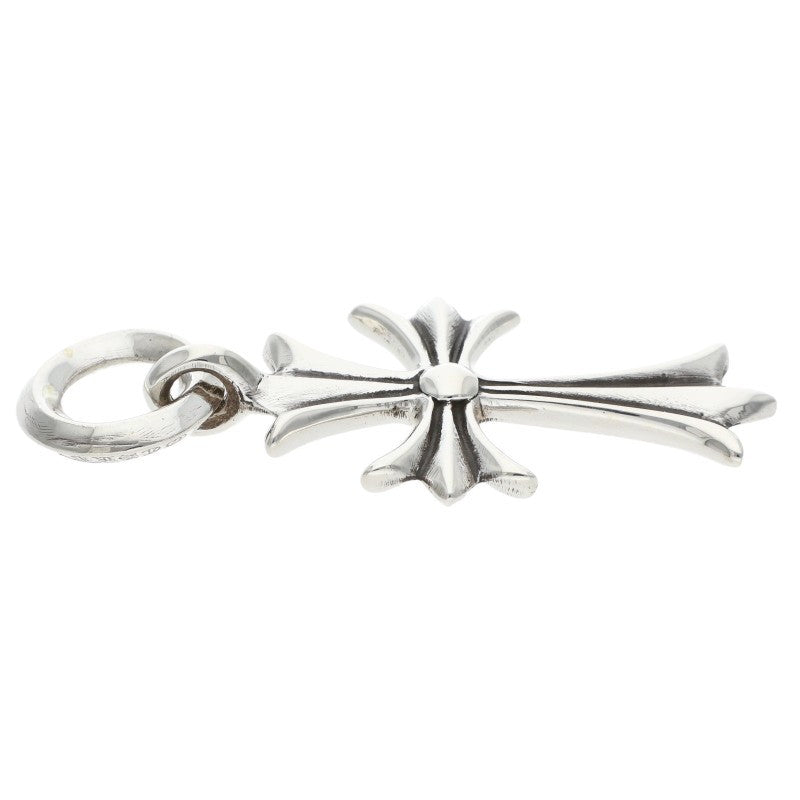 Chrome Hearts TINY CH CROSS Silver Charm Necklace