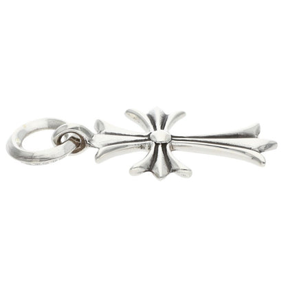 Chrome Hearts TINY CH CROSS Silver Charm Necklace