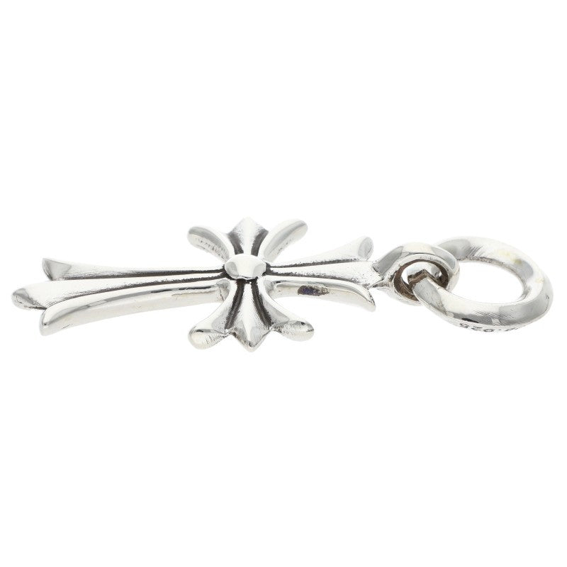 Chrome Hearts TINY CH CROSS Silver Charm Necklace
