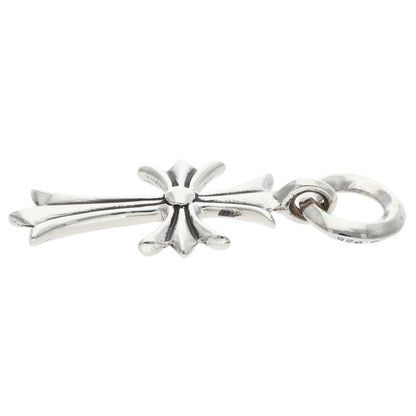 Chrome Hearts TINY CH CROSS Silver Charm Necklace