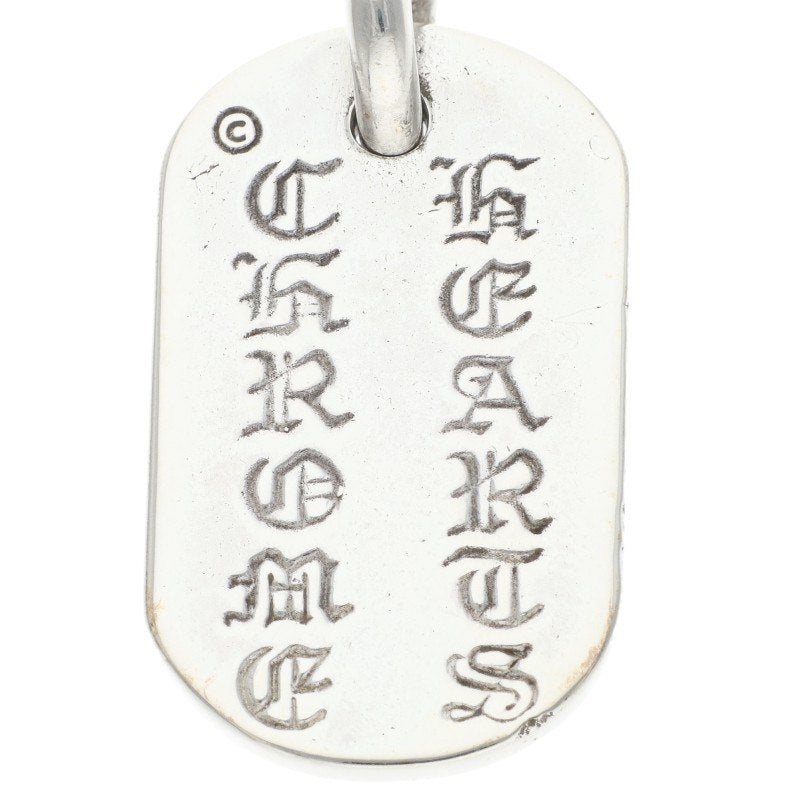 Chrome Hearts RAISED DOGTAG Silver Pendant