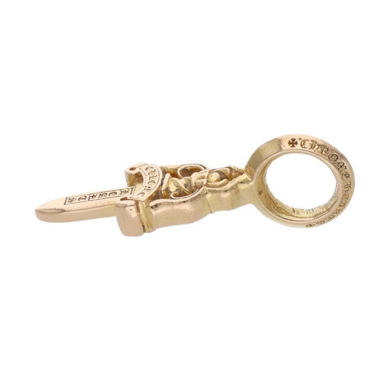 Chrome Hearts 22K STACK DAGGER V2 Gold Pendant