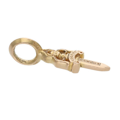 Chrome Hearts 22K STACK DAGGER V2 Gold Pendant