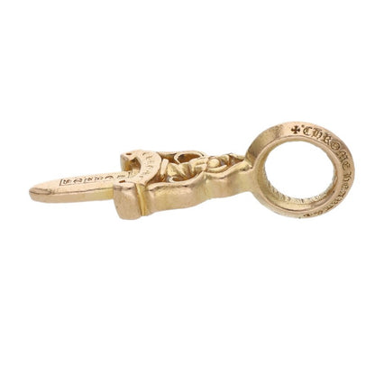 Chrome Hearts 22K STACK DAGGER V2 Gold Pendant Yellow
