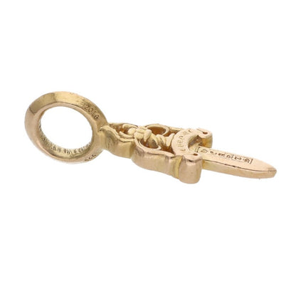 Chrome Hearts 22K STACK DAGGER V2 Gold Pendant Yellow