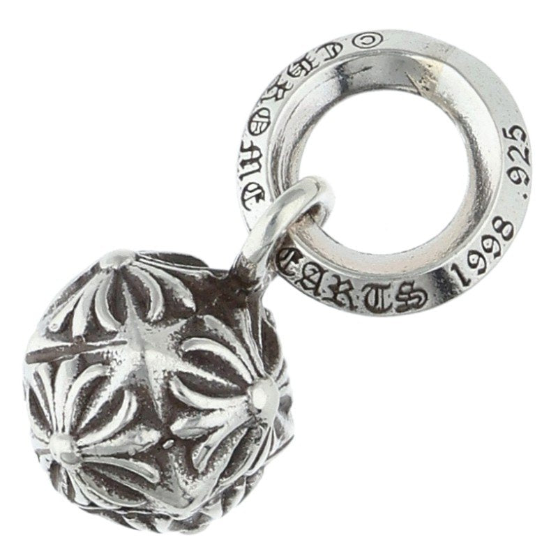 Chrome Hearts PYRAMID PLUS BALL Charm Silver