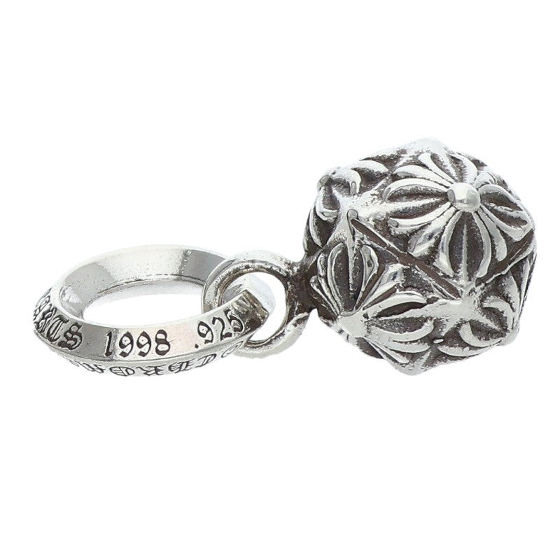 Chrome Hearts PYRAMID PLUS BALL Charm Silver