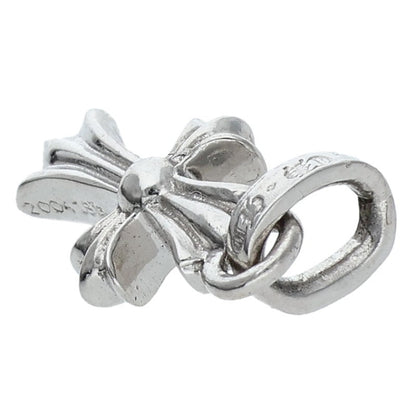 Chrome Hearts 18KWG Baby Fat Cross White Gold Pendant
