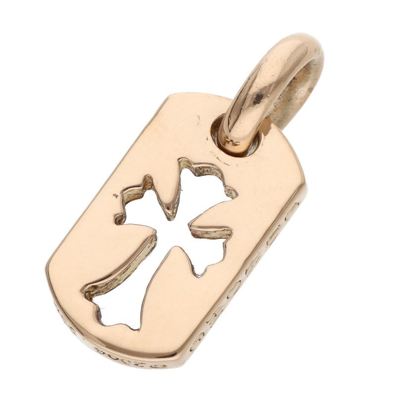 Chrome Hearts 22K Tiny Cutout Cross Tag Gold Size ONE SIZE