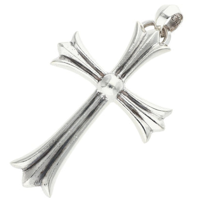 Chrome Hearts Large CH Cross Sterling Silver Necklace Charm