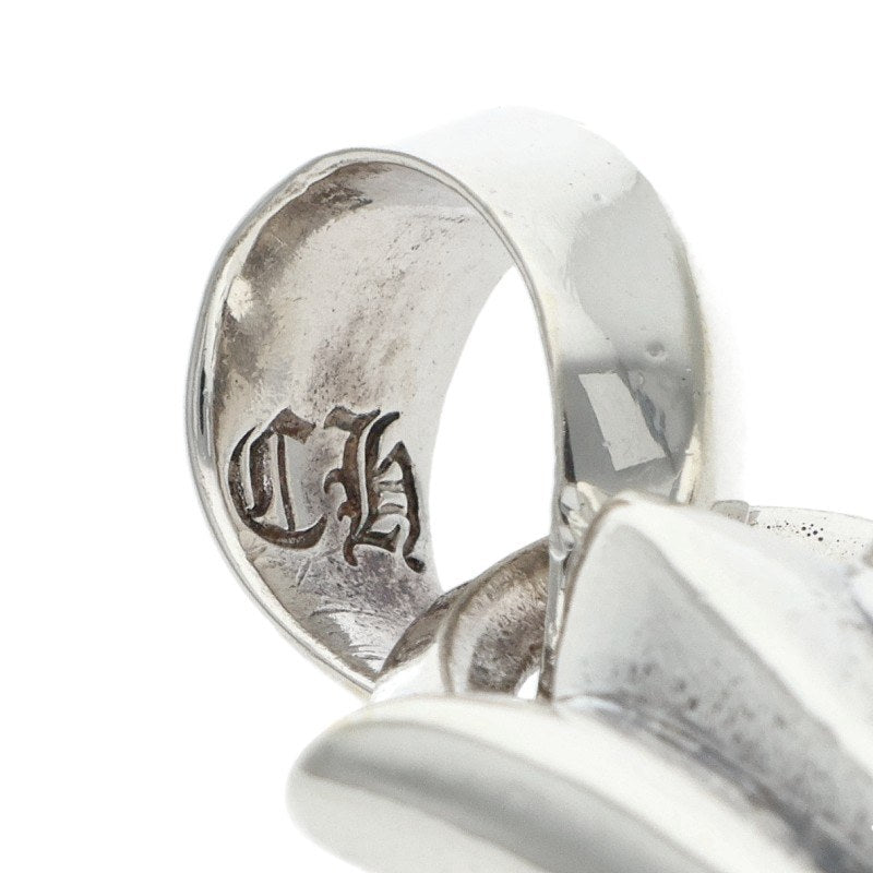 Chrome Hearts Large CH Cross Sterling Silver Necklace Charm