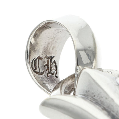 Chrome Hearts Large CH Cross Sterling Silver Necklace Charm