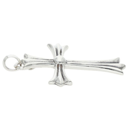 Chrome Hearts Large CH Cross Sterling Silver Necklace Charm