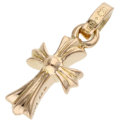 Chrome Hearts 22K Babyfat Cross Gold Necklace Charm